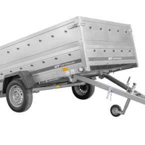 Remorque voiture 264x150 UNITRAILER GARDEN 265 KIPP avec ridelles supplémentaires (Digital Depot)